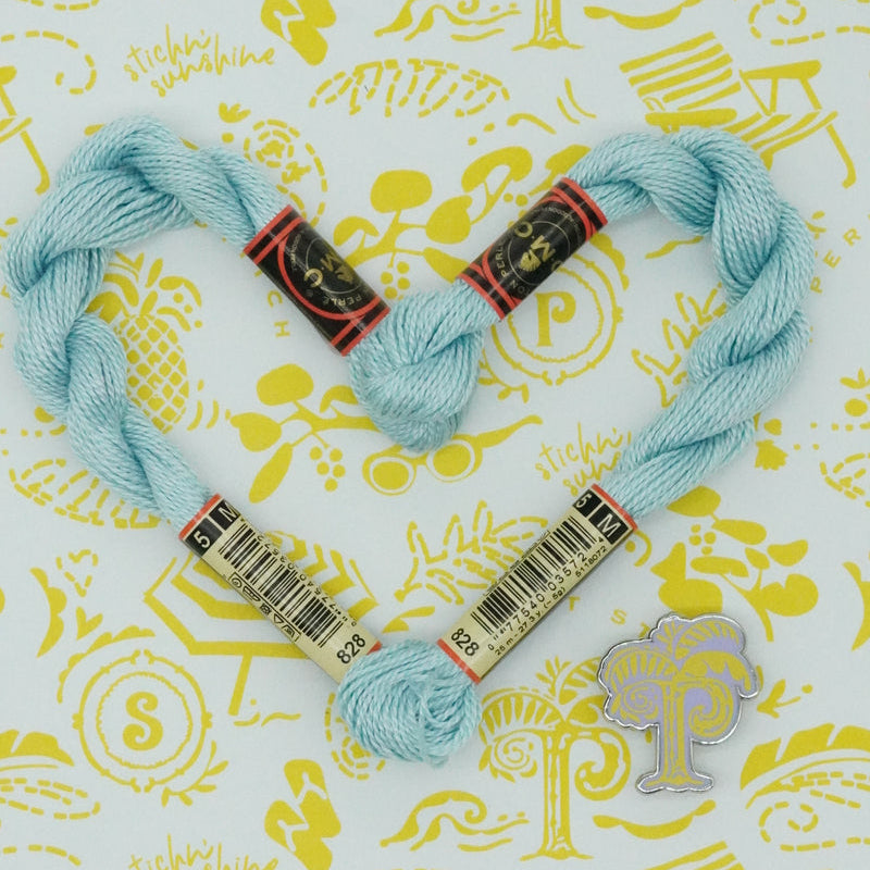 DMC 5 Pearl Cotton | 828 Sea Air | Thread