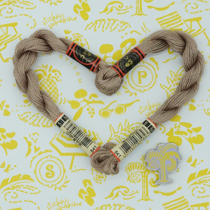 DMC 5 Pearl Cotton | 841 Suede | Thread