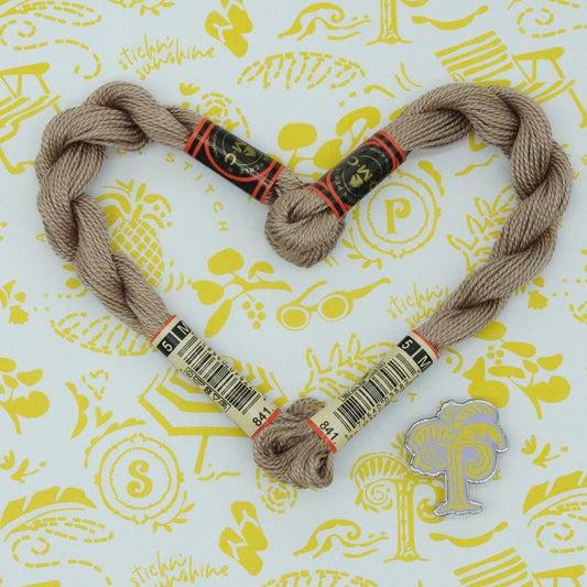 DMC 5 Pearl Cotton | 841 Suede | Thread