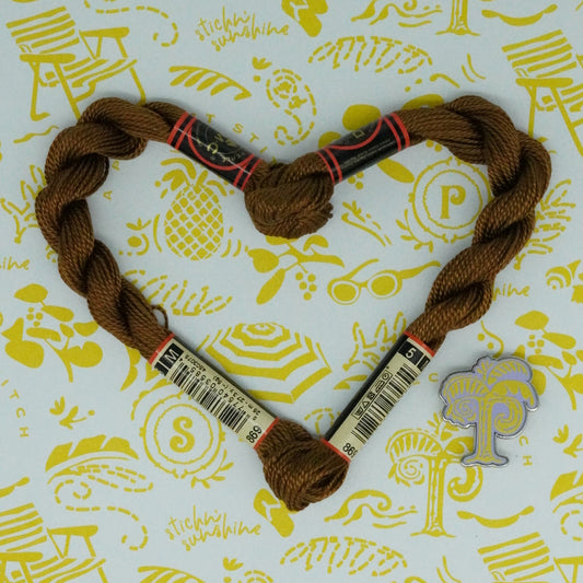 DMC 5 Pearl Cotton | 869 Coffee | Thread