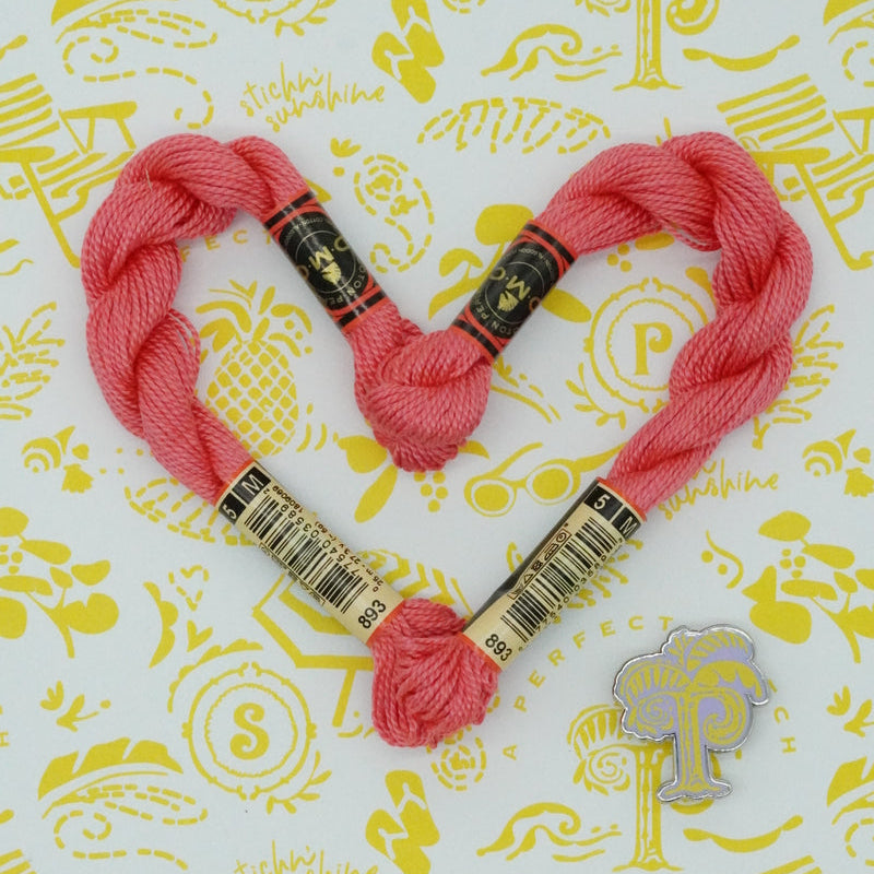 DMC 5 Pearl Cotton | 893 Dahlia | Thread