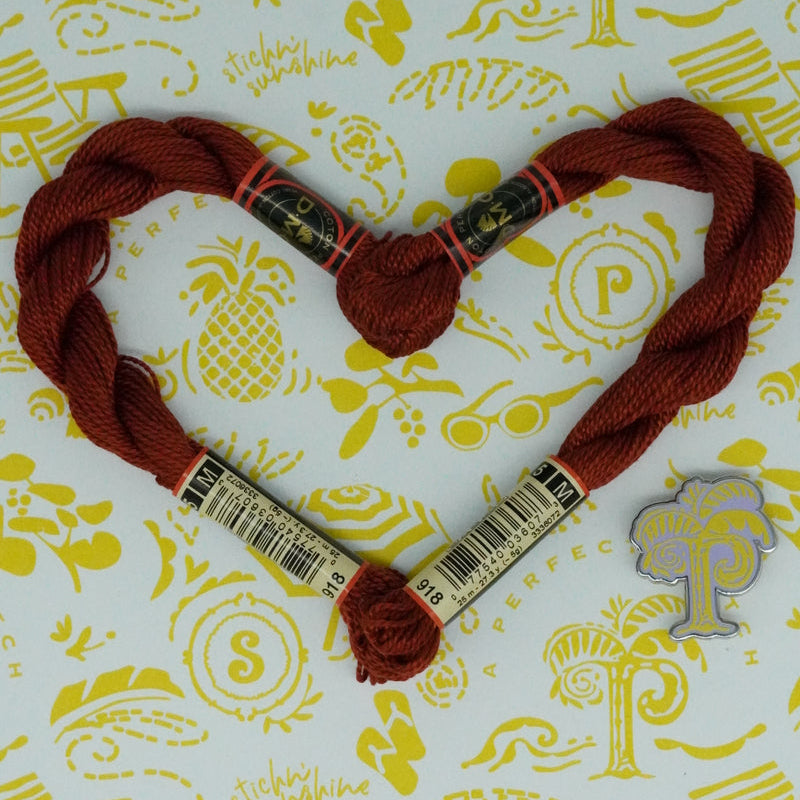 DMC 5 Pearl Cotton | 918 Rosewood | Thread
