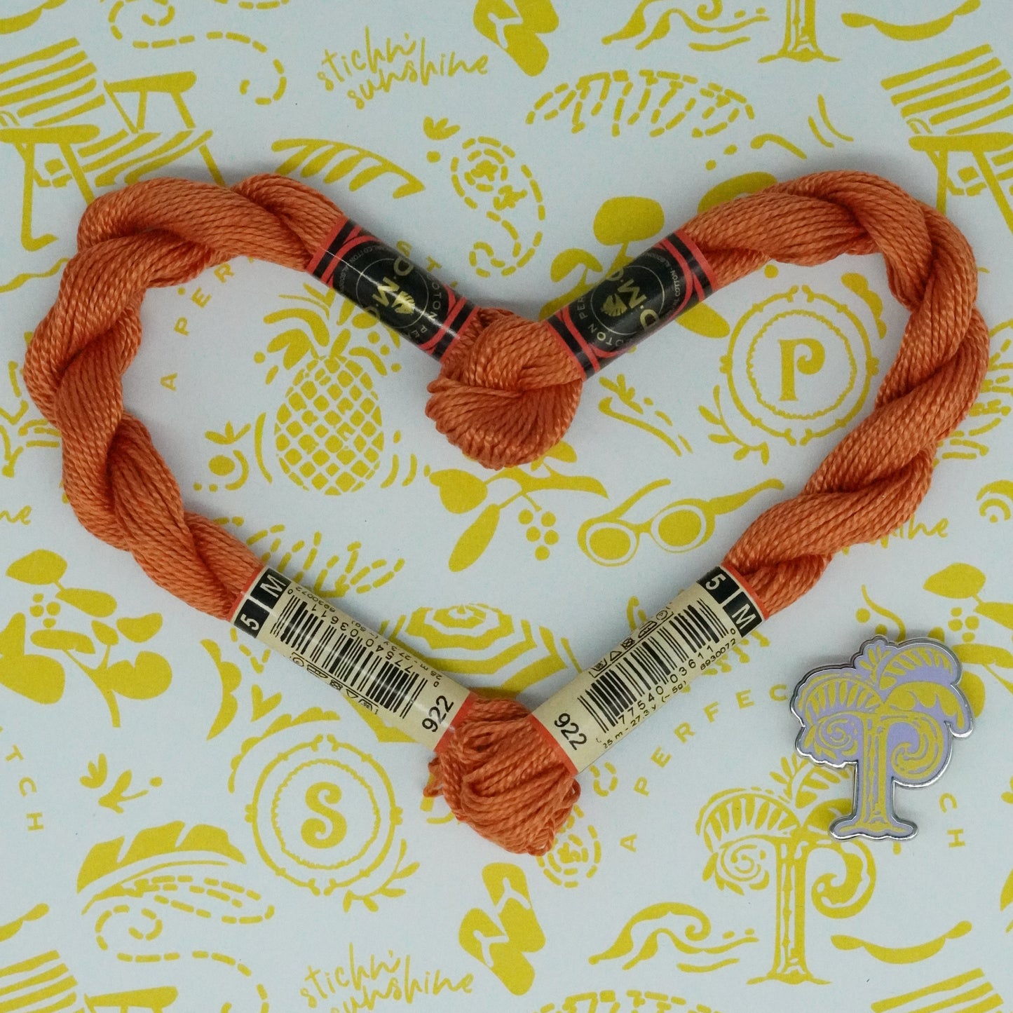 DMC 5 Pearl Cotton | 922 Terracotta | Thread