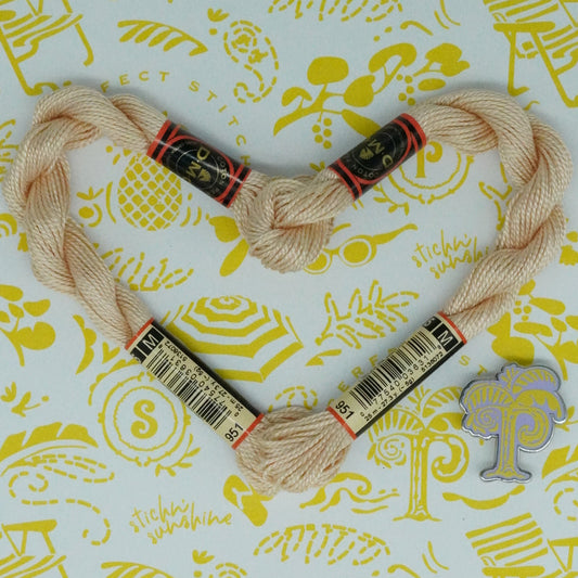 DMC 5 Pearl Cotton | 951 Cashmere Beige | Thread