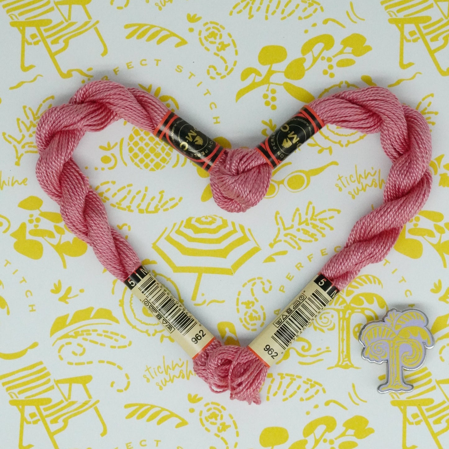 DMC 5 Pearl Cotton | 962 Antique Rose | Thread