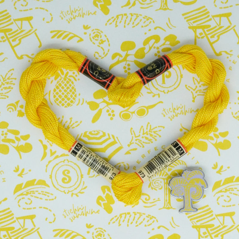 DMC 5 Pearl Cotton | 973 Daffodil | Thread