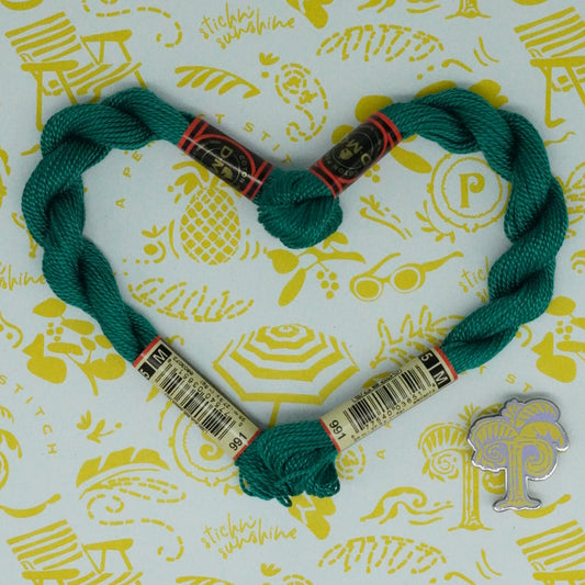 DMC 5 Pearl Cotton | 991 Frog | Thread