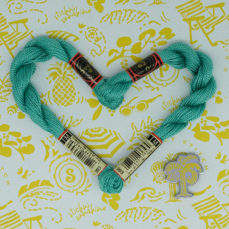 DMC 5 Pearl Cotton | 993 Peppermint | Thread