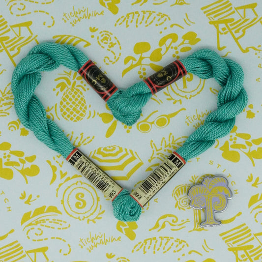 DMC 5 Pearl Cotton | 993 Peppermint | Thread