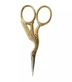 Fleur de Paris | Stork Embroidery Scissors | 3.5"