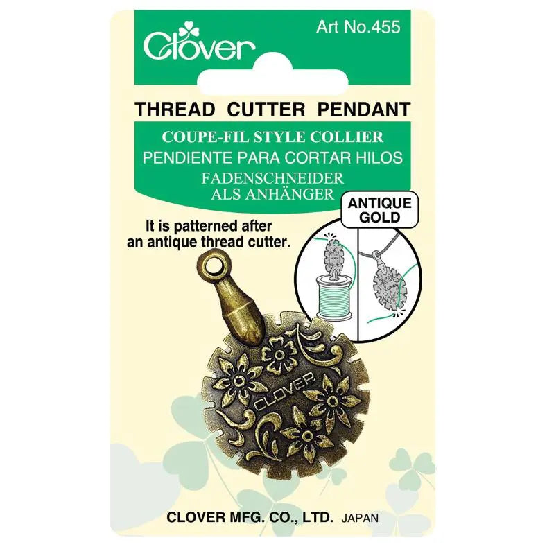 Fleur de Paris | Thread Cutter Pendant | Gold | Stitching Tools