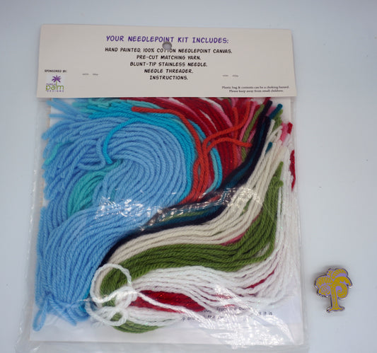 Purple Palm Designs | Stitchin' Littles Kits | Flamingo Fun