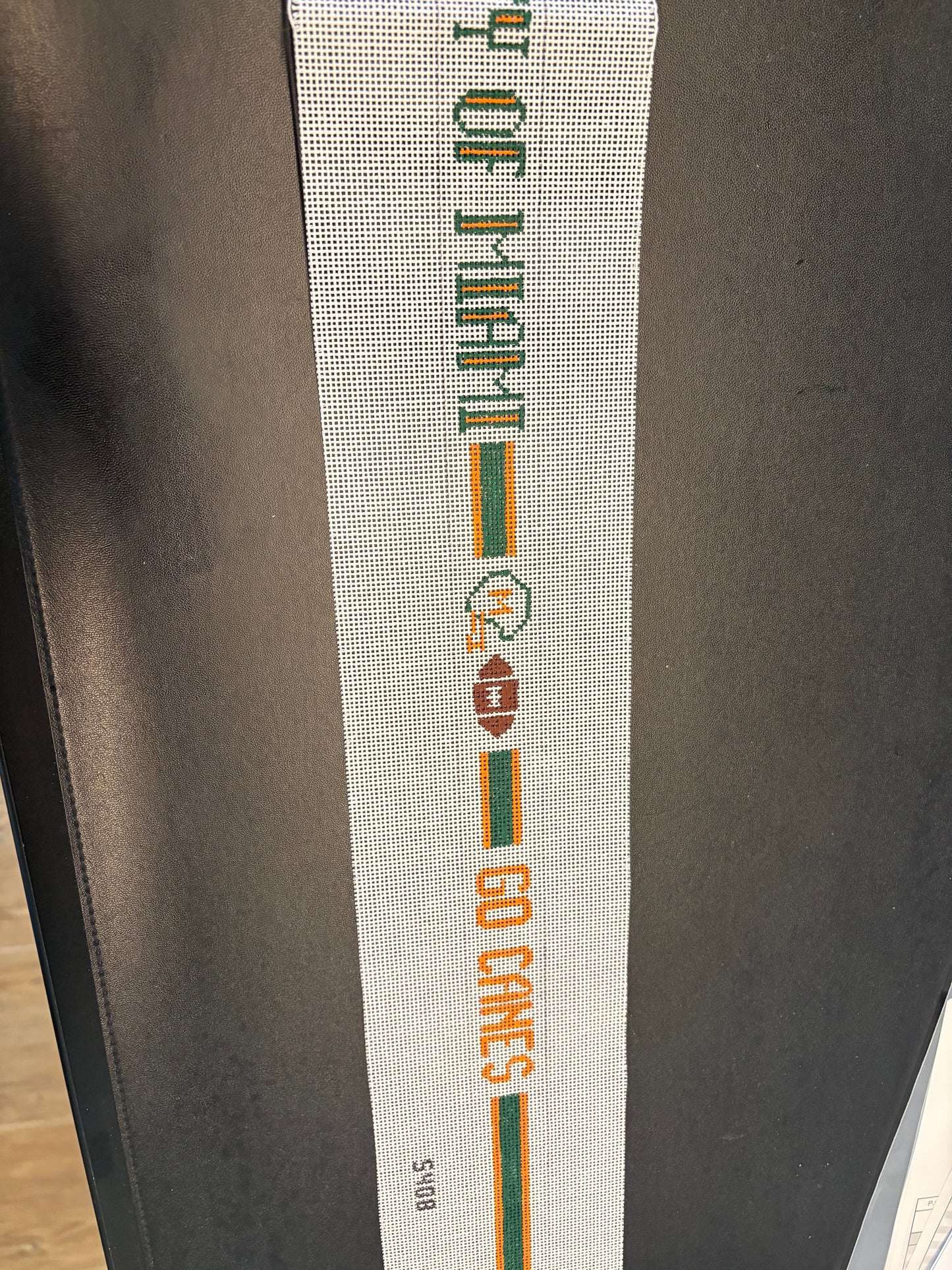The Meredith Collection | S408 University of Miami Belt | Canvas