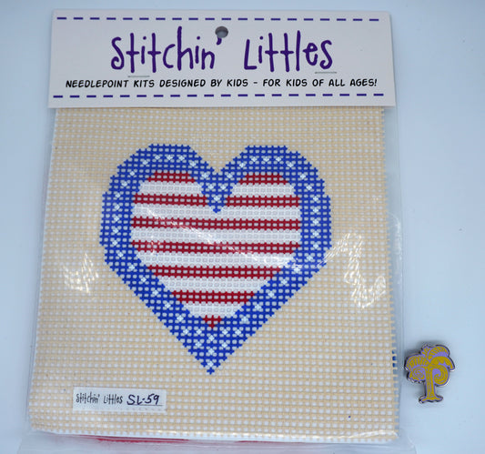 Purple Palm Designs | Stitchin' Littles Kits | Heart of America