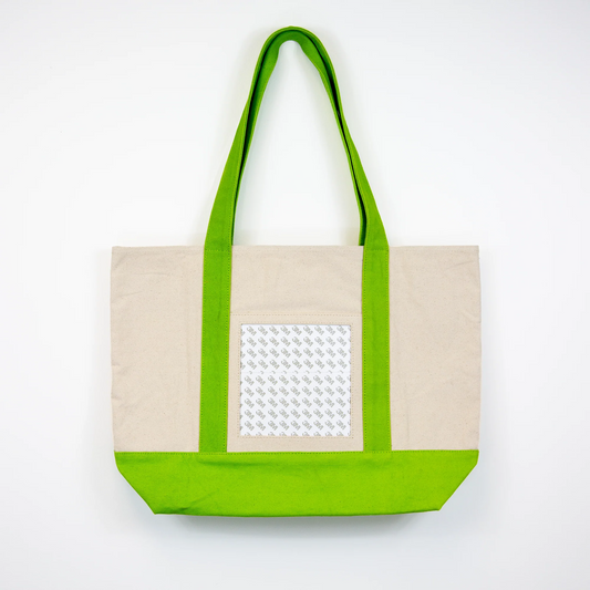 Tilli Tomas | Tote Bag | Lime 6 x 6 Opening | Self- Finishing