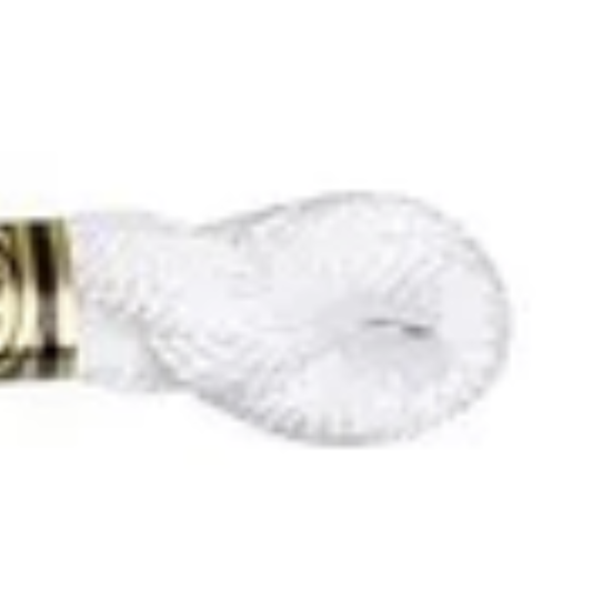 DMC 5 Pearl Cotton | B5200 Pearlescent White Light | Thread