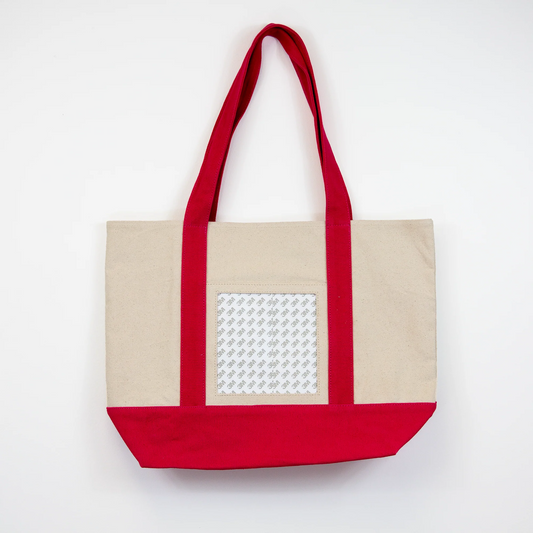 Tilli Tomas | Tote Bag | Hot Pink 6 x 6 Opening | Self- Finishing