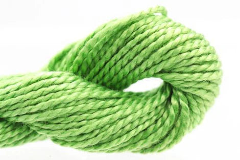DMC 5 Pearl Cotton | 703 Metallic Spring Green | Thread
