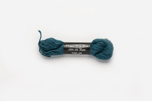 Tilli Tomas | Pepper Pot Silk | 109 Steel | Thread